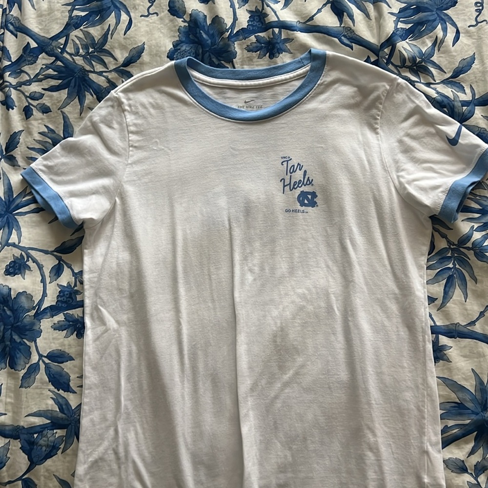 UNC Tar Heels White and Blue Women's Shirt